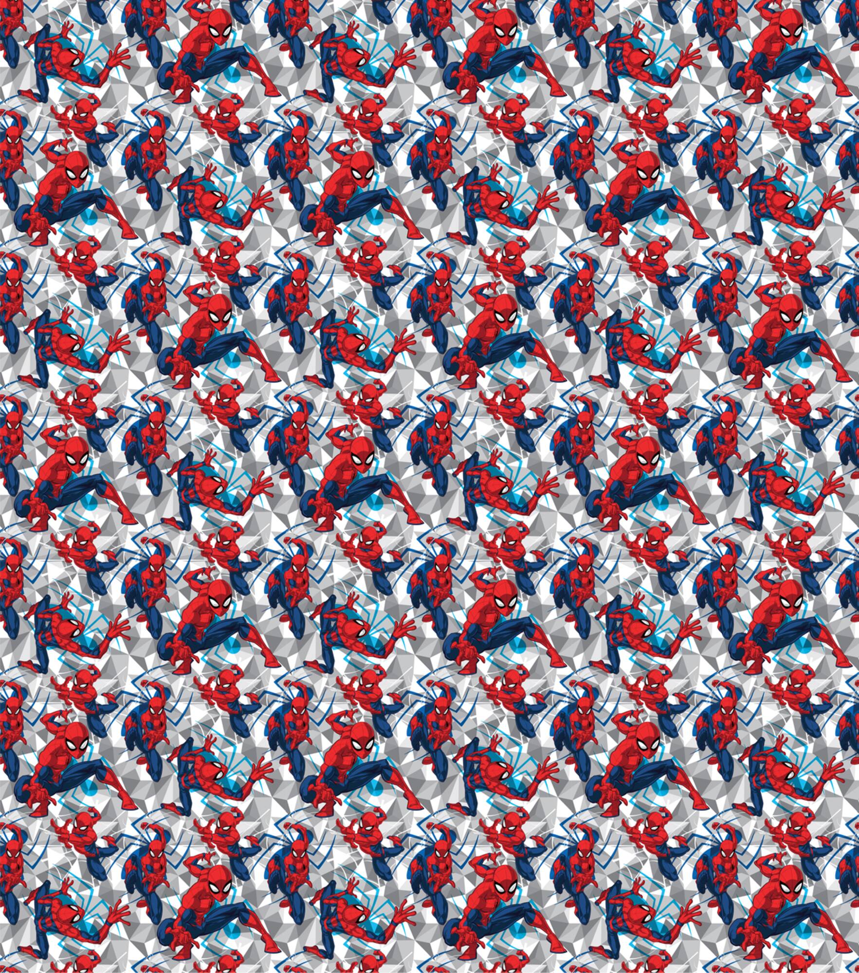 Marvel® Spider-Man Geo Packed Cotton Fabric